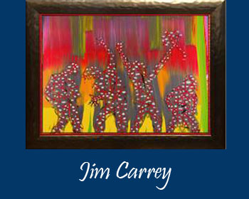 Jim Carrey Art at Ocean Blue Galleries