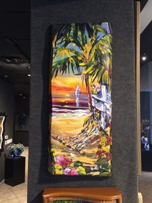 SUNSET BUNGALOW by Steve Barton at Ocean Blue Galleries