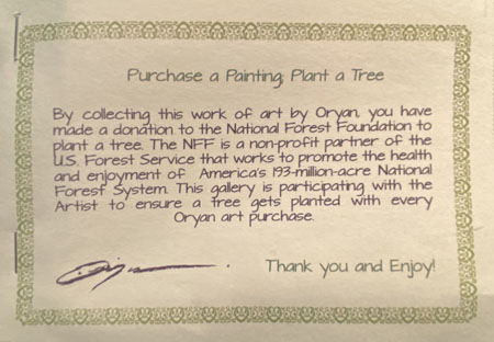 Magical - Plant a tree project by Oryan - Ocean Blue Galleries