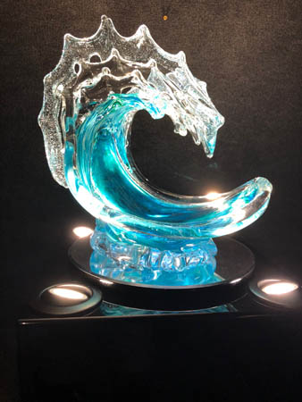 SIGNATURE SERIES by David Wight Glass Art Sculptures at Ocean Blue Galleries