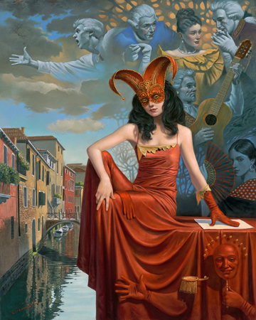 12th Caprice Of Casanova by Michael Cheval - Ocean Blue Galleries