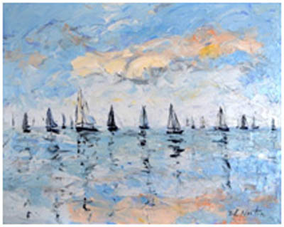 A Day at Sail by Wendy Norton - Ocean Blue Galleries