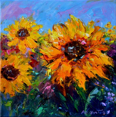 Magical Sunflowers by Wendy Norton - Ocean Blue Galleries