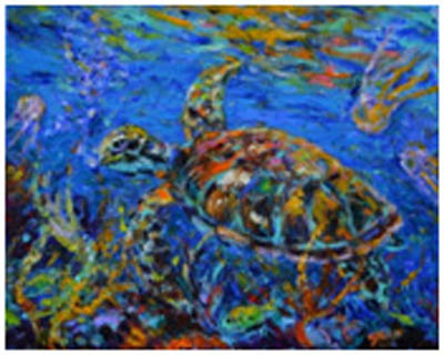 Psychedellic Sea by Wendy Norton - Ocean Blue Galleries