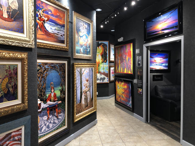 Ocean Blue Galleries Art Gallery St. Petersburg Florida - Featuring Art by Michael Cheval