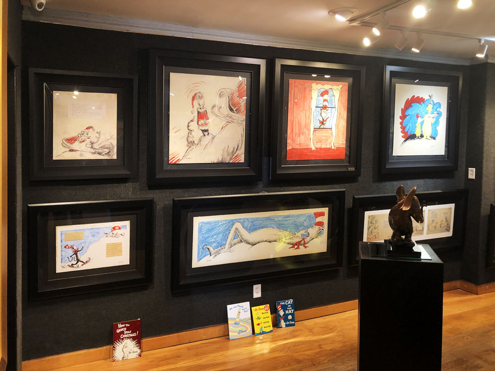 Ocean Blue Galleries Winter Park Art Gallery - Featuring Dr Seuss