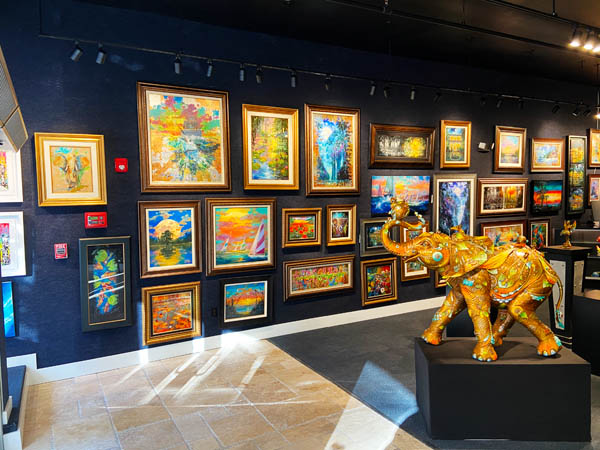 Ocean Blue Galleries Key West - Art Gallery on Duval Street - Art from Around the World including James Coleman, Anna Sweet, David Oppenheimer