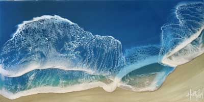 Rapid Rip by Holly Weber - Ocean Blue Galleries Key West