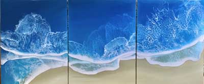 A Gentle Blue by Holly Weber - Ocean Blue Galleries Key West