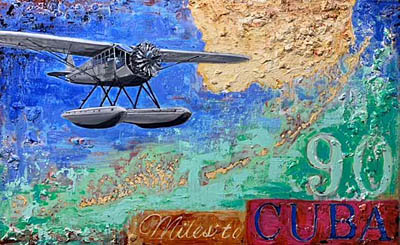 90 Miles to Cuba by Shawn Mackey - Art at Ocean Blue Galleries