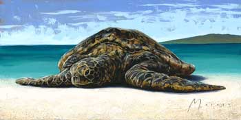 Sunbather by Shawn Mackey - Art at Ocean Blue Galleries