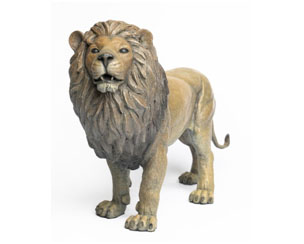 African Lion Bronze Sculpture by Wyland