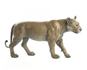 African Lioness Bronze Sculpture by Wyland