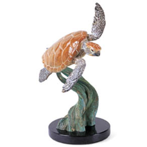 Ancient Mariner by Wyland - bronze sculpture