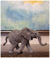 Baby Elephant by Clarita Brinkerhoff at Ocean Blue Galleries Baby Elephant by Clarita Brinkerhoff at Ocean Blue Galleries