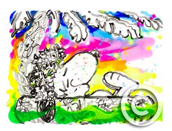 Beneath the Palms, The Symphony (Woodstock & Snoopy) by Tom Everhart