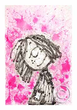 Home Girl Dream by Tom Everhart Snoopy art for sale