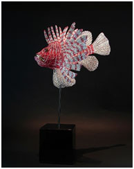 Lionfish by Clarita Brinkerhoff at Ocean Blue Galleries Lionfish by Clarita Brinkerhoff at Ocean Blue Galleries