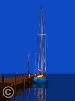Early Morning Blue by Stephen Harlan for sale at Ocean Blue Galleries