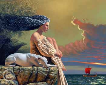 Devotion of Penelope by Michael Cheval at Ocean Blue Galleries