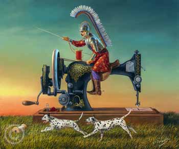 Ensewing peace by Michael Cheval at Ocean Blue Galleries