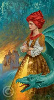 Gentle fury by Michael Cheval at Ocean Blue Galleries
