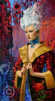 Hesitation by Michael Cheval at Ocean Blue Galleries