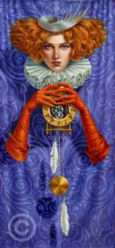 Levity of Time by Michael Cheval at Ocean Blue Galleries