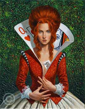 Queen of Heart by Michael Cheval at Ocean Blue Galleries