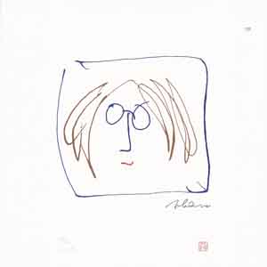 John Lennon art SelfPortrait19x19JL