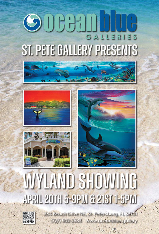 WYLAND Art Show at Ocean Blue Galleries St. Petersburg