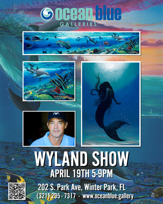 Wyland Art Show Ocean Blue Galleries Winter Park April 2024