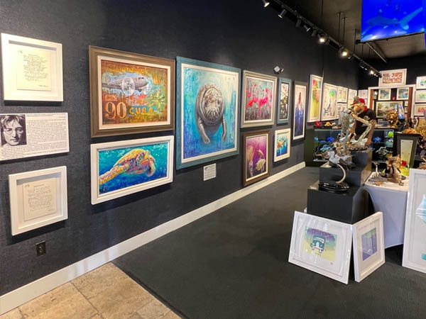 Ocean Blue Galleries - Art Gallery Key West - Art for Sale by Wyland, John Lennon, Dr. Suess, and other World famous artists