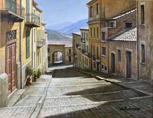 SICILIAN STREET by Alexei Butirskiy at Ocean Blue Galleries