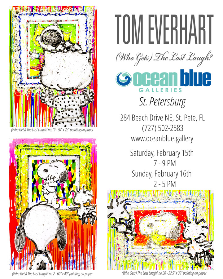 Tom Everhart Appearance at Ocean Blue Galleries FEB 15 and 16, 2025