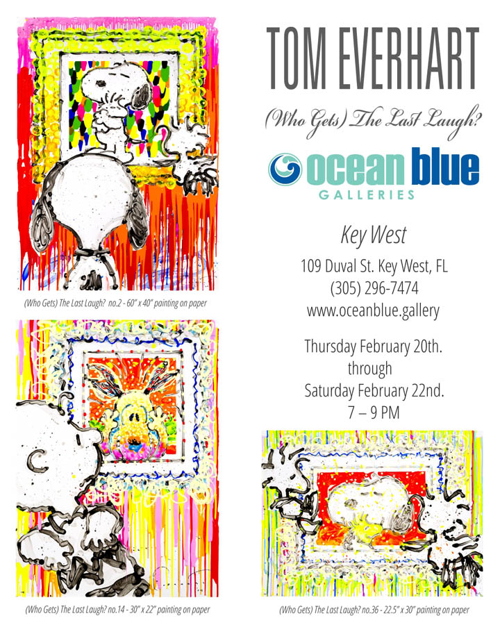 Tom Everhart special artist appearance at Ocean Blue Galleries Key West