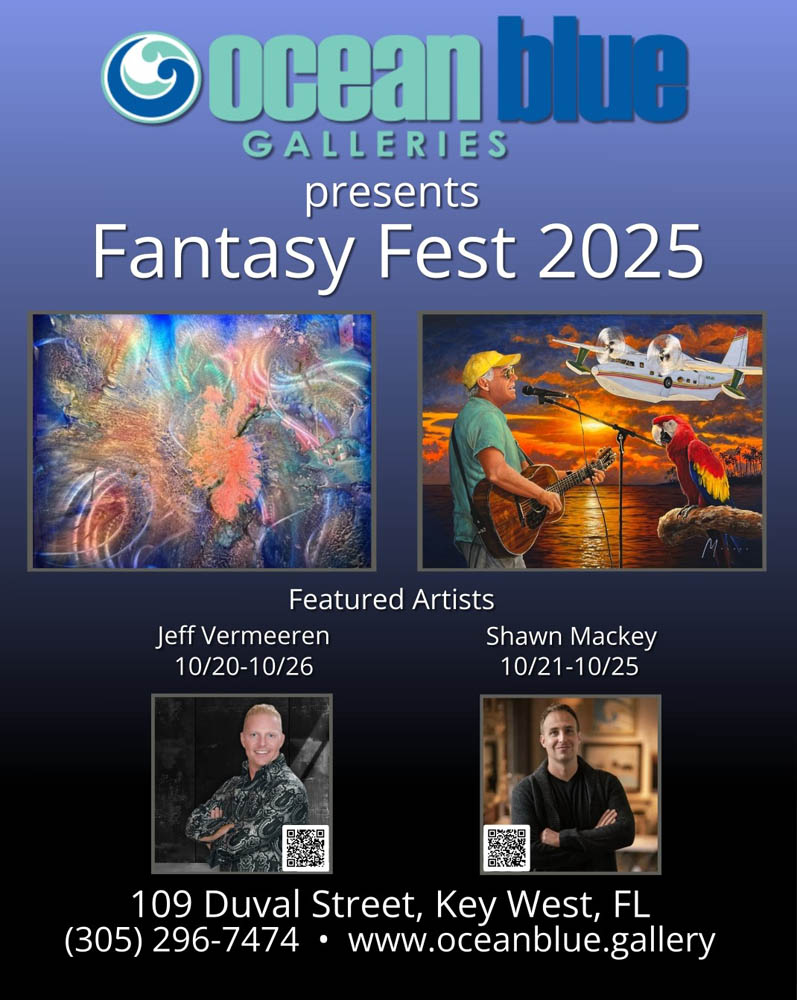 Mackey - Vermeeren art show at Ocean Blue Galleries Key West