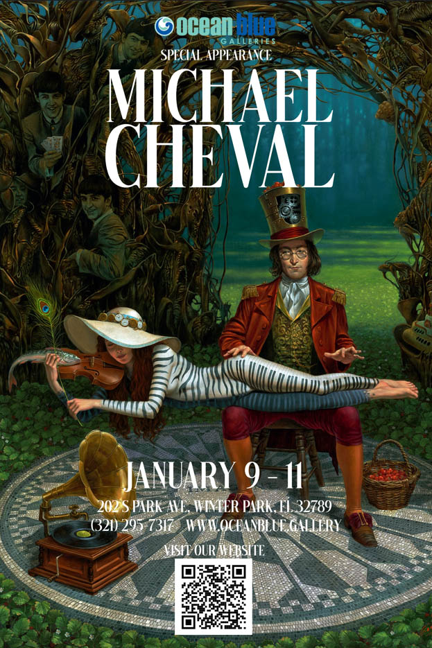 Cheval art show at Ocean Blue Galleries Winter Park JAN 2026